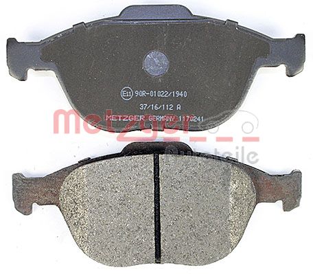 METZGER 1170241 Bremsbelagsatz, Scheibenbremse